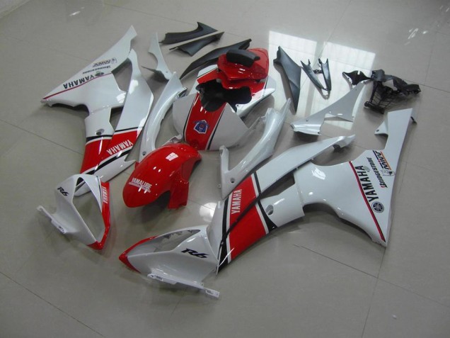 Weiß Rot OEM Stil R6 08-16 Verkleidungen