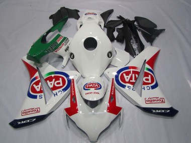 Weiß Rot PATA CBR 1000 RR 08-11 Verkleidung