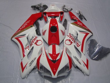 Weiß Rot PRAMAC CBR 1000 RR 04-05 Verkleidungen