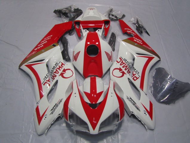 Weiß Rot PRAMAC CBR 1000 RR 04-05 Verkleidungen