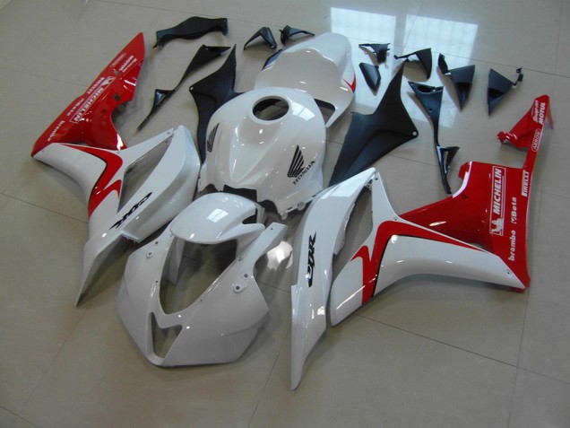 Weiß Rot Rennen Version CBR 600 RR 07-08 Verkleidungen