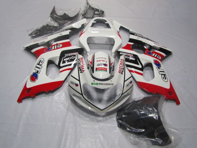 Weiß Rot Rizoma Playboy GSXR 1000 K1 00-02 Verkleidungen Weiß Rot Rizoma Playboy GSXR 1000 K1 00-02 Verkleidungen