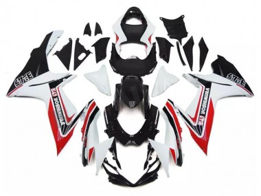 Weiß Rot Schwarz GSXR 600 / 750 K11 11-24 Verkleidungen