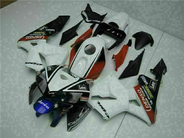 Weiß Rot Schwarz Lee CBR 600 RR 05-06 Verkleidungen