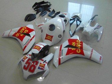 Weiß San Carlo CBR 1000 RR 08-11 Verkleidungen