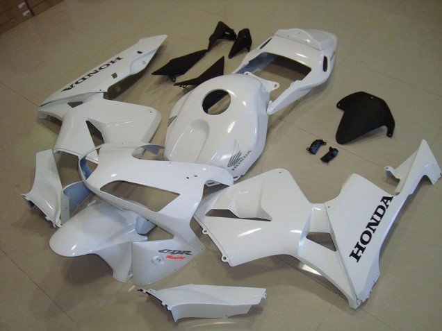 Weiß Schwarz Aufkleber CBR 600 RR 03-04 Verkleidungen