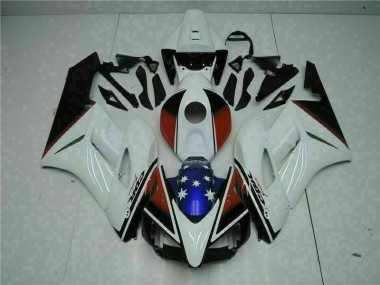 Weiß Schwarz CBR 1000 RR 04-05 Verkleidung
