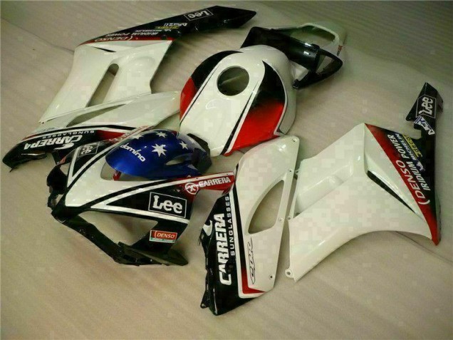 Weiß Schwarz CBR 1000 RR 04-05 Verkleidungen & Plastik