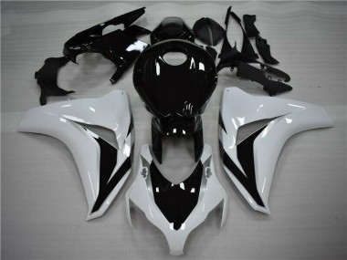 Weiß Schwarz CBR 1000 RR 08-11 Verkleidungen Komplett Sets