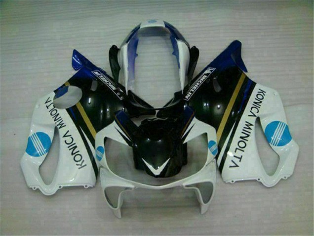 Weiß Schwarz CBR 600 F4i 04-07 Verkleidung