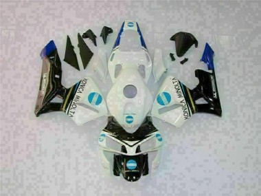 Weiß Schwarz CBR 600 RR 03-04 Vollverkleidung