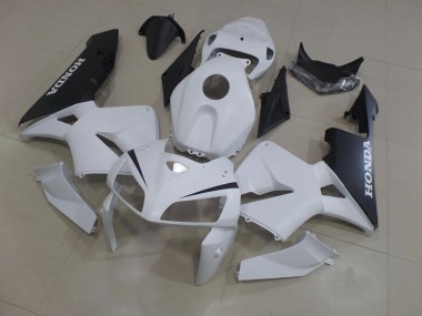 Weiß Schwarz CBR 600 RR 05-06 Verkleidung