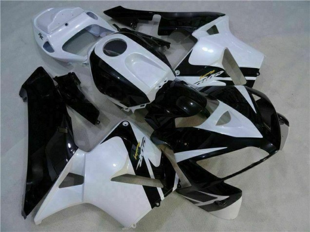 Weiß Schwarz CBR 600 RR 05-06 Vollverkleidung