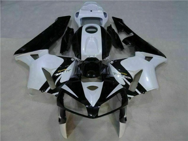 Weiß Schwarz CBR 600 RR 05-06 Vollverkleidung