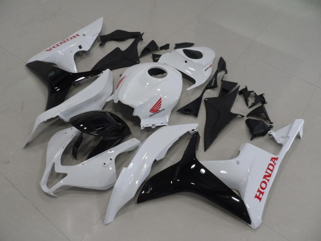 Weiß Schwarz CBR 600 RR 07-08 Verkleidung Weiß Schwarz CBR 600 RR 07-08 Verkleidung