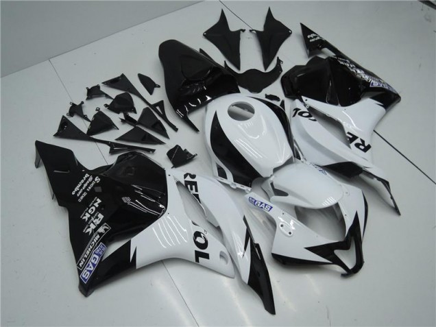 Weiß Schwarz CBR 600 RR 09-12 Verkleidung Weiß Schwarz CBR 600 RR 09-12 Verkleidung
