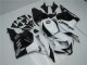 Weiß Schwarz CBR 600 RR 09-12 Verkleidung Weiß Schwarz CBR 600 RR 09-12 Verkleidung