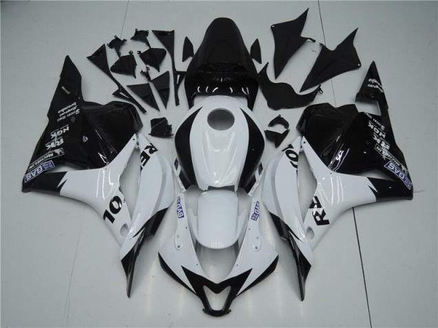 Weiß Schwarz CBR 600 RR 09-12 Verkleidung Weiß Schwarz CBR 600 RR 09-12 Verkleidung