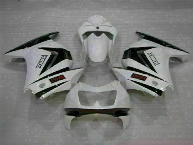 Weiß Schwarz EX250 08-12 Verkleidungen