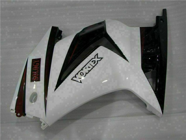 Weiß Schwarz EX250 08-12 Verkleidungen