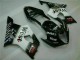 Weiß Schwarz GSXR 1000 K3 03-04 Verkleidung