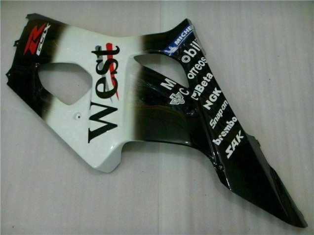 Weiß Schwarz GSXR 1000 K3 03-04 Verkleidung