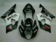 Weiß Schwarz GSXR 1000 K3 03-04 Verkleidung