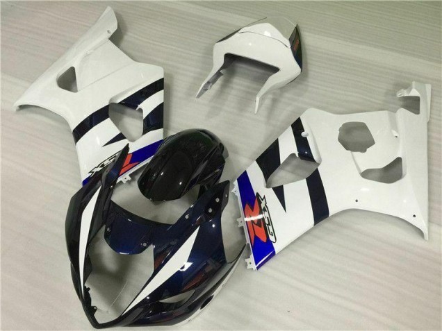 Weiß Schwarz GSXR 1000 K3 03-04 Verkleidungen Komplett Sets