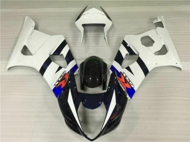 Weiß Schwarz GSXR 1000 K3 03-04 Verkleidungen Komplett Sets