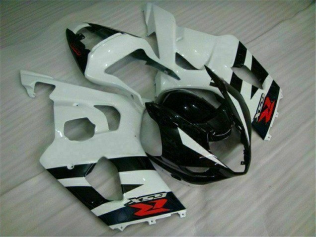 Weiß Schwarz GSXR 1000 K3 03-04 Vollverkleidung