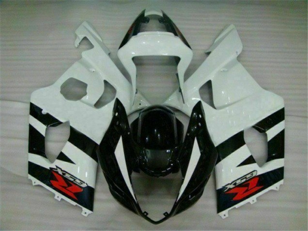 Weiß Schwarz GSXR 1000 K3 03-04 Vollverkleidung