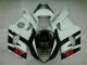 Weiß Schwarz GSXR 1000 K3 03-04 Vollverkleidung