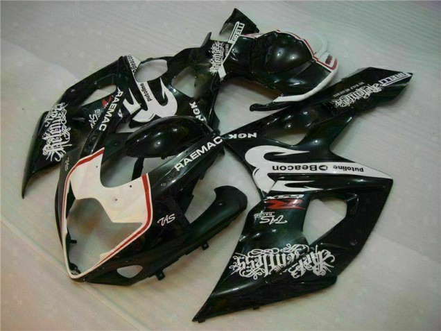 Weiß Schwarz GSXR 1000 K5 05-06 Verkleidung