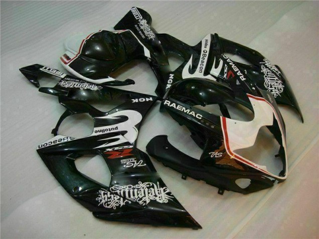Weiß Schwarz GSXR 1000 K5 05-06 Verkleidung