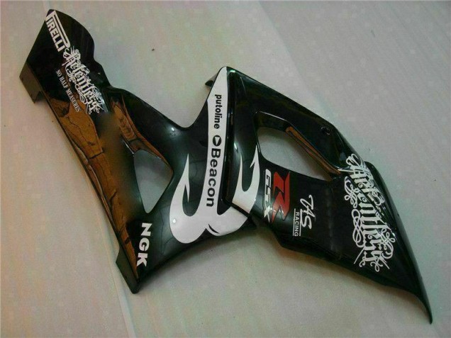 Weiß Schwarz GSXR 1000 K5 05-06 Verkleidung