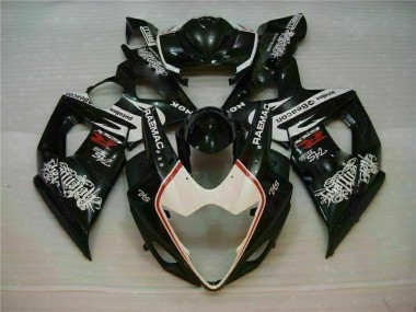 Weiß Schwarz GSXR 1000 K5 05-06 Verkleidung