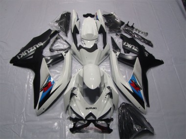Weiß Schwarz GSXR 1000 K7 07-08 Verkleidungen