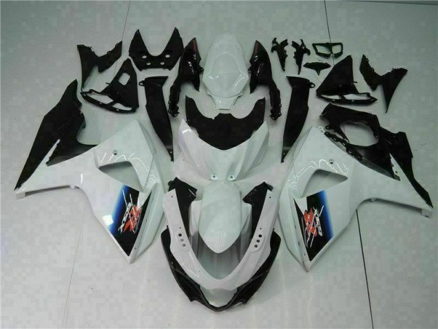 Weiß Schwarz GSXR 1000 K9 09-16 Vollverkleidung