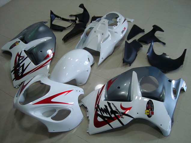 Weiß Schwarz GSXR 1300 Hayabusa 96-07 Verkleidungen
