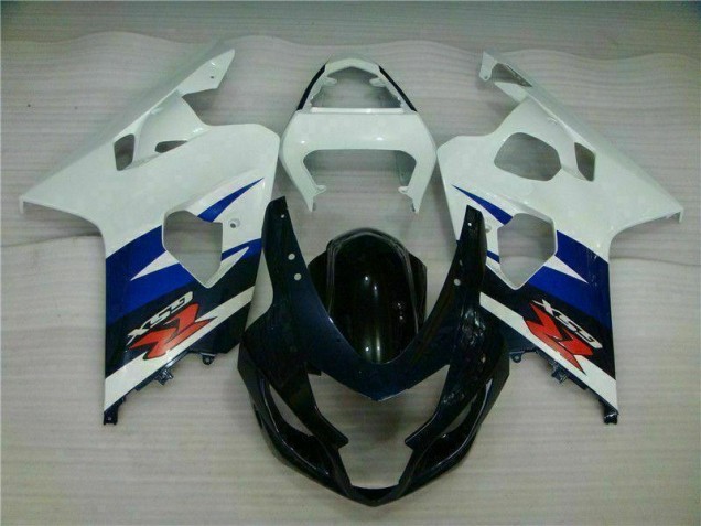 Weiß Schwarz GSXR 600 / 750 K4 04-05 Verkleidungen Weiß Schwarz GSXR 600 / 750 K4 04-05 Verkleidungen