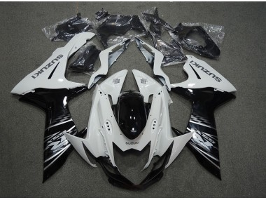 Weiß Schwarz GSXR 750 K11 11-24 Verkleidung