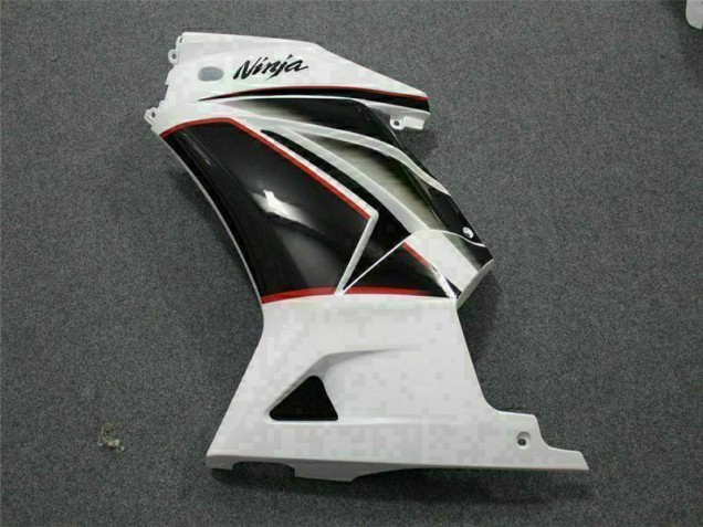 Weiß Schwarz Ninja EX250 08-12 Verkleidung