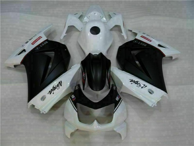 Weiß Schwarz Ninja EX250 08-12 Verkleidungen