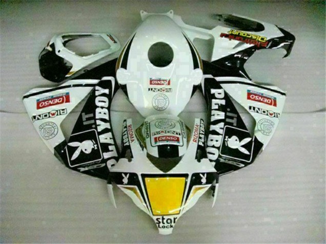 Weiß Schwarz Playboy CBR 1000 RR 08-11 Verkleidung Weiß Schwarz Playboy CBR 1000 RR 08-11 Verkleidung