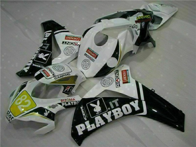 Weiß Schwarz Playboy CBR 1000 RR 08-11 Verkleidungen