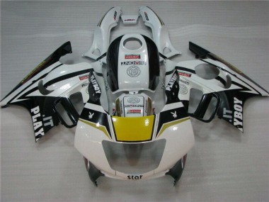 Weiß Schwarz Playboy CBR 600 F3 95-98 Verkleidungen