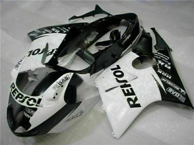 Weiß Schwarz Repsol CBR 1100 XX 96-07 Verkleidungen Weiß Schwarz Repsol CBR 1100 XX 96-07 Verkleidungen