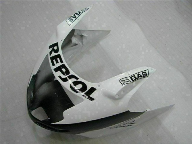 Weiß Schwarz Repsol CBR 1100 XX 96-07 Verkleidungen Weiß Schwarz Repsol CBR 1100 XX 96-07 Verkleidungen