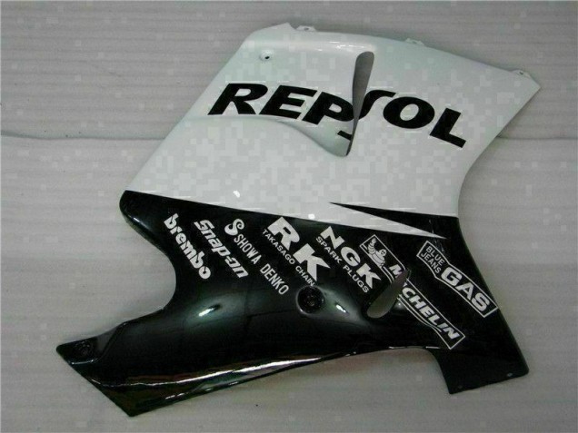 Weiß Schwarz Repsol CBR 1100 XX 96-07 Verkleidungen Weiß Schwarz Repsol CBR 1100 XX 96-07 Verkleidungen