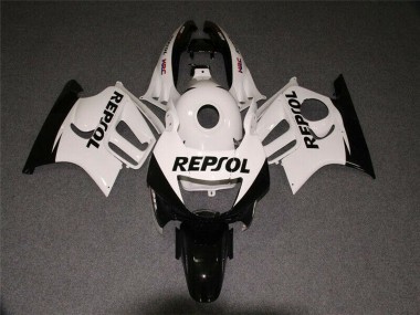Weiß Schwarz Repsol CBR 600 F3 95-98 Verkleidungen